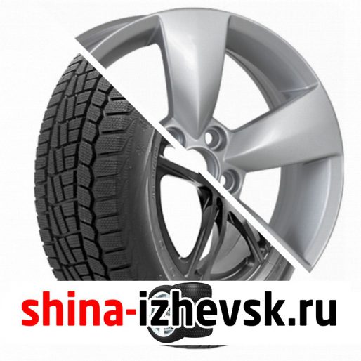 Колесо в сборе Viatti Brina зима (V-521) 185/60 R15 T 84 + КиК Серия Реплика КС700 (15 Rapid NH) 6xR15 5×100 ET38 DIA57.1 Серебристый в Ижевске